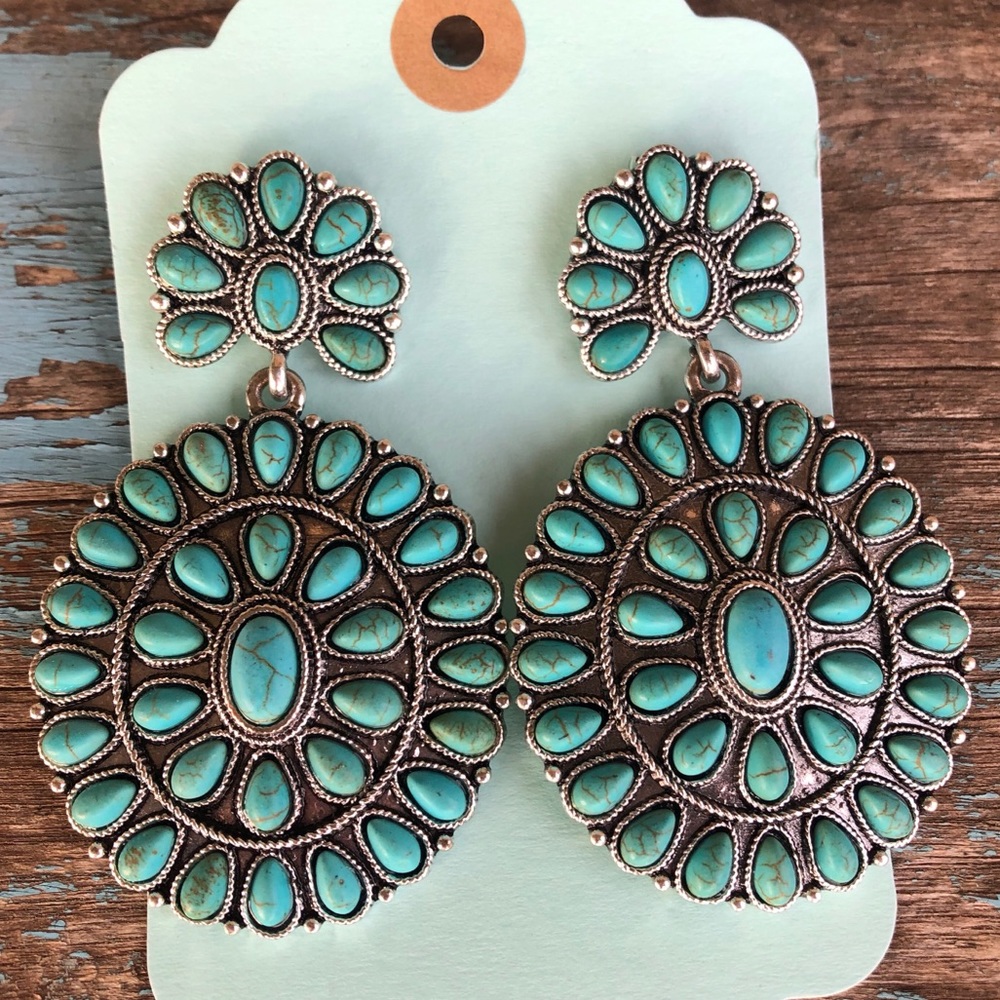 Large Western Earrings